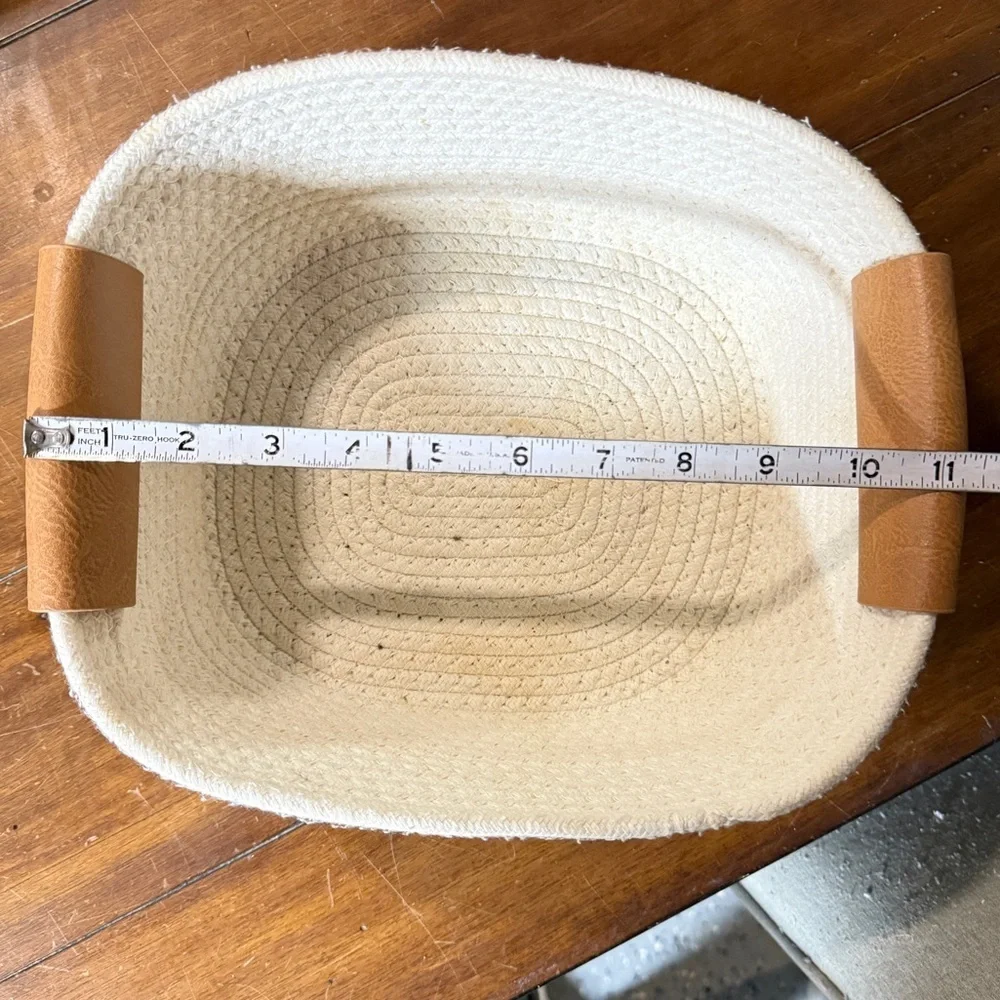 Decorative Coiled Rope Basket